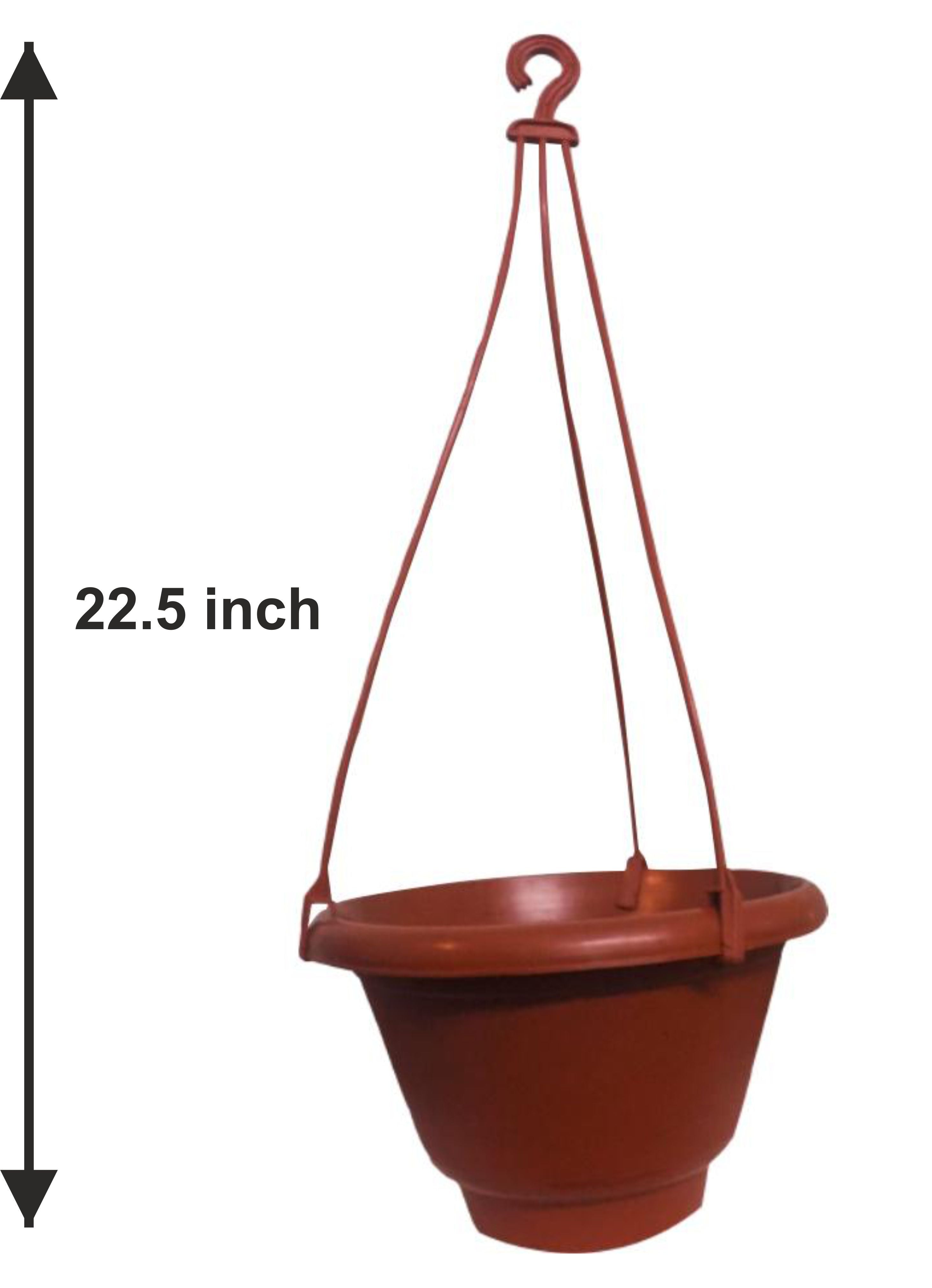 0840 Hanging Flower Pot with Rope - SkyShopy 0840 Hanging Flower Pot with Rope - SkyShopy